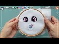 Handsewn embroidery Tutorial for Plushie's Eyes 2021