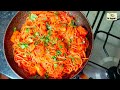 Tofu gochujang Indian spicy spaghetti recipe