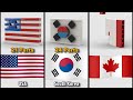 Micro LEGO Flags | Comparison