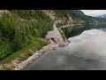 Drone over Lake Revelstoke and Dam(1)