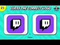 Guess The CORRECT Logo Challenge | App Logo Quiz
