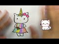 Draw Hello Kitty Princess | step by step easy Drawing for kids and Toddlers | Kitty Cartoon