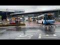 Buses At The New Exeter Bus Station, Including The Old Bus Station Site, 30th April 2024