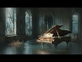 🖤Dark Grand Piano Playlist & Rain Sound for Melancholic Mood🖤Music to Study, Read, Work #ambient