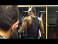 LeBron James Getting Ready For Cavs Heat Game Locker Room