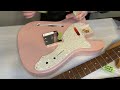 Let's Build A Guitar Fetish XGP Thinline Tele Partscaster (Part 3 of 5) (4k)