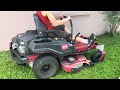 First time cutting a lawn with a zero turn mower!     Toro Timecutter 50 inch