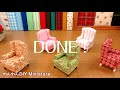 DIY mini armchair ちいさいアームチェア作ってみた dollhouse miniature