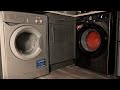 Jumping indesit washing machine | Bedding and towels mixed