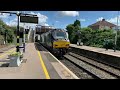 68007 + 68002 Fly Past Paton Street With A Nuclear Waste Train (Wind)