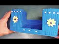 Making Desktop Organizer with Waste Paper Easy |  Pen Holder Organizer | Waste Paper Recycle