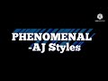 AJ Styles - Phenomenal (Entrance Theme) | WWE | Background Music | Piano Cover