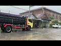 Walk in Heavy Rain and Thunderstorms in Indonesian Village Life | ASMR, Nature Sounds For Sleep