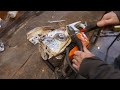 Sharpening a Chainsaw, 4 min. HARD WORK series.