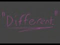 “Different.” | Animation | #soulrune | Pink Angst