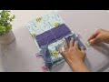 DIY Long Denim and Printed Fabric Accordion Wallet | Old Jeans Idea | Wallet Tutorial | #upcycle