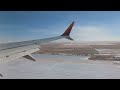 Southwest 737 MAX 8 Landing in Denver (DEN) from Chicago O'Hare (ORD)