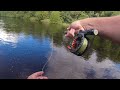 Flyfishing for grayling on the river tees.