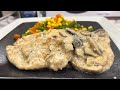 Chicken Breast with Mushrooms Sauce | Vinchef Nonstick Skillet Unboxing and Review.