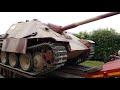 Jagdpanther Loaded Into Transport Ahead of Event