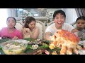 King Crab Boodle Fight MUKBANG With My Sisters! (Q&A)