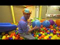 Blippi Visits an Indoor Playground (Kinderland) | Educational Videos | Blippi and Meekah Kids TV