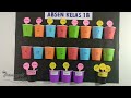 Cara Membuat Absen Kelas Kreatif || Absen Kelas Kekinian || Hiasan Dinding Kelas Unik