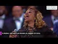 Smokie Robinson and the Clark Sisters Perform at Aretha Franklin's Funeral