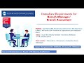 # Hiring Branch Manager and Branch Accountant# Belstar Micro Finance Ltd #