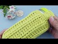 How to Crochet Easy Bottle Holder | Crochet Gift Ideas | ViVi Berry DIY