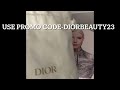 NEW Dior Promo Codes|Unboxing DIOR Makeup|Free Dior Pocket Mirror