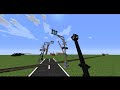 railroad crossing minecraft/ przejazd kolejowy w minecraft