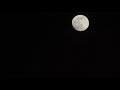 Waxing gibbous moon time lapse