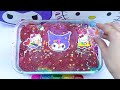 Slime Mixing Random Piping Bags | Mixing UNICORN Things Into Glitter Slime Satisfying ASMR#37