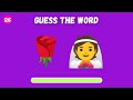 Guess the Word by Emoji | Emoji Quiz Challenge 2024