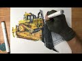 Drawing CATERPILLAR D11 Bulldozer