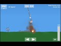 Destroying 2 towers with a fighter rocket | Spaceflight Simulator