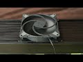 Arctic P14 MAX fan noise on radiator comparison