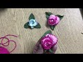 How to crochet flower 🌺 crochet tutorial for absolute beginners 🧶طريقة عمل وردة كروشيه للمبتدئين
