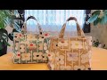 可愛いタックハンドバッグ, How To Make Pleated Handbag,Totebag,Easy Sewing Tutorials,Diy