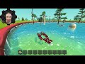 Sink the Boat by Shooting CONCRETE BLOCKS! - Scrap Mechanic Multiplayer Monday
