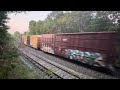 RBMN fast freight #5019 leads southbound - notch 8