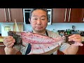How To Professionally Fillet Whole Flounder aka Hirame (Flatfish) WITH PARASITES! Would you eat it?