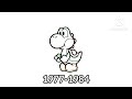 yoshi TV historical logos