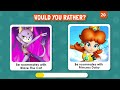 Would You Rather - Super Mario Vs Sonic Edition
