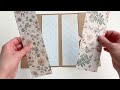 Year Long Journal Set Tutorial | Vintage Botanical Crafting Printables Kit | Free Measurements