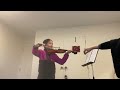 Violin bowing exercise- upper half