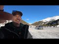 Snowboarding under I-70 at Loveland Ski Area in Colorado