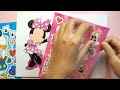 [Sticker Play] Decorate with sticker book Disney Club Mickey mouse, Minnie mouse, Donald duck