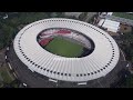 MULAI CAKEP RUMPUT LAPANGAN SUGBK STADION UTAMA GELORA BUNG KARNO YANG SEDANG DIBENAHI